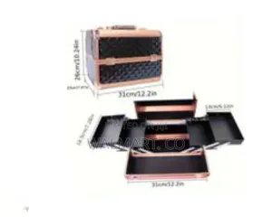 Diamond Cut Professional Beauty Makeup Cosmetic Vanity Case