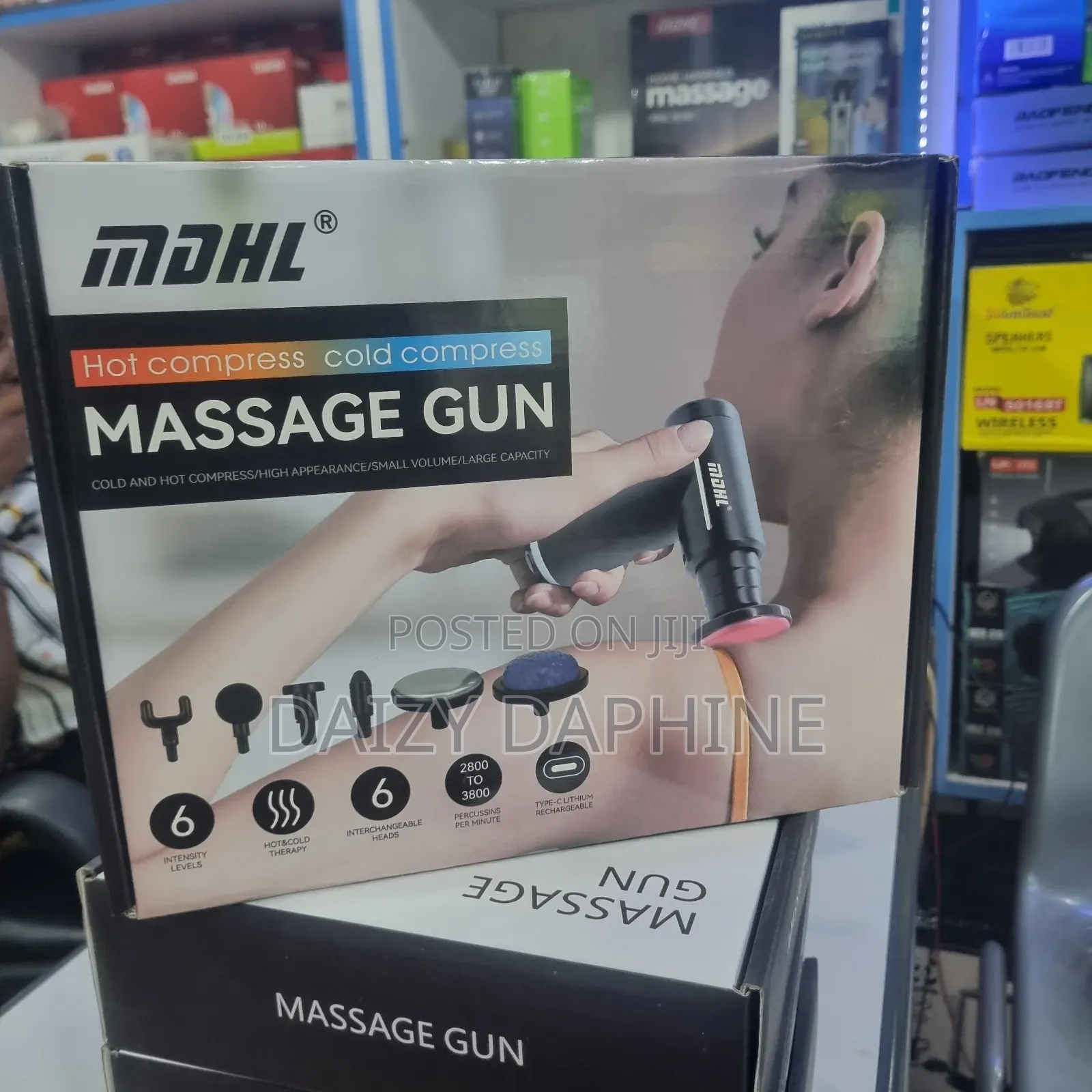 6 in 1 Rechargeable Massage Gun MDHL