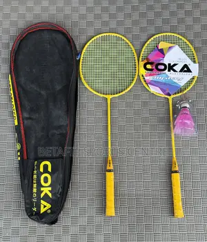 Badminton Racket Coka With 2 Shuttles