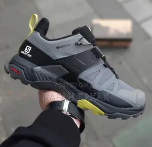 Original Men’S Grey/Black Salomon X Ultra Gore-tex Hiking Sneakers