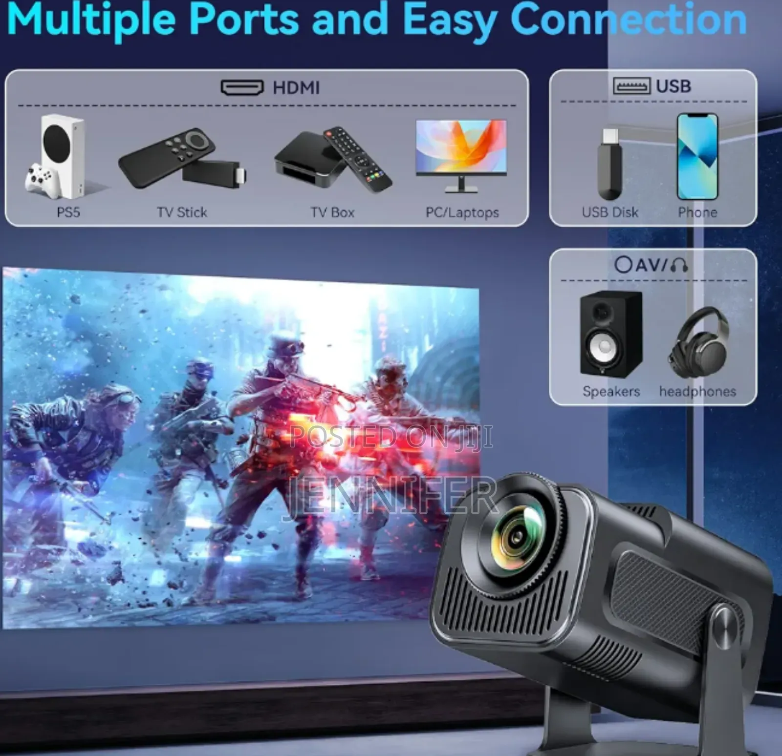 Hy320 Smart Android Projector