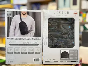 Levelo Urban Sling Bag With Ample Space Multi Compartments