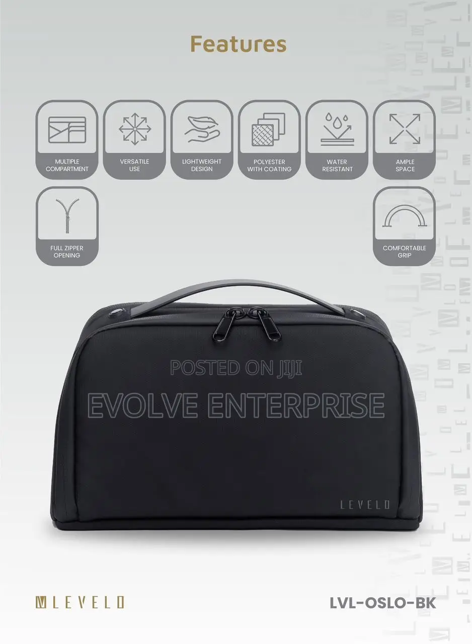 Levelo Oslo Pouch Toiletry Bag