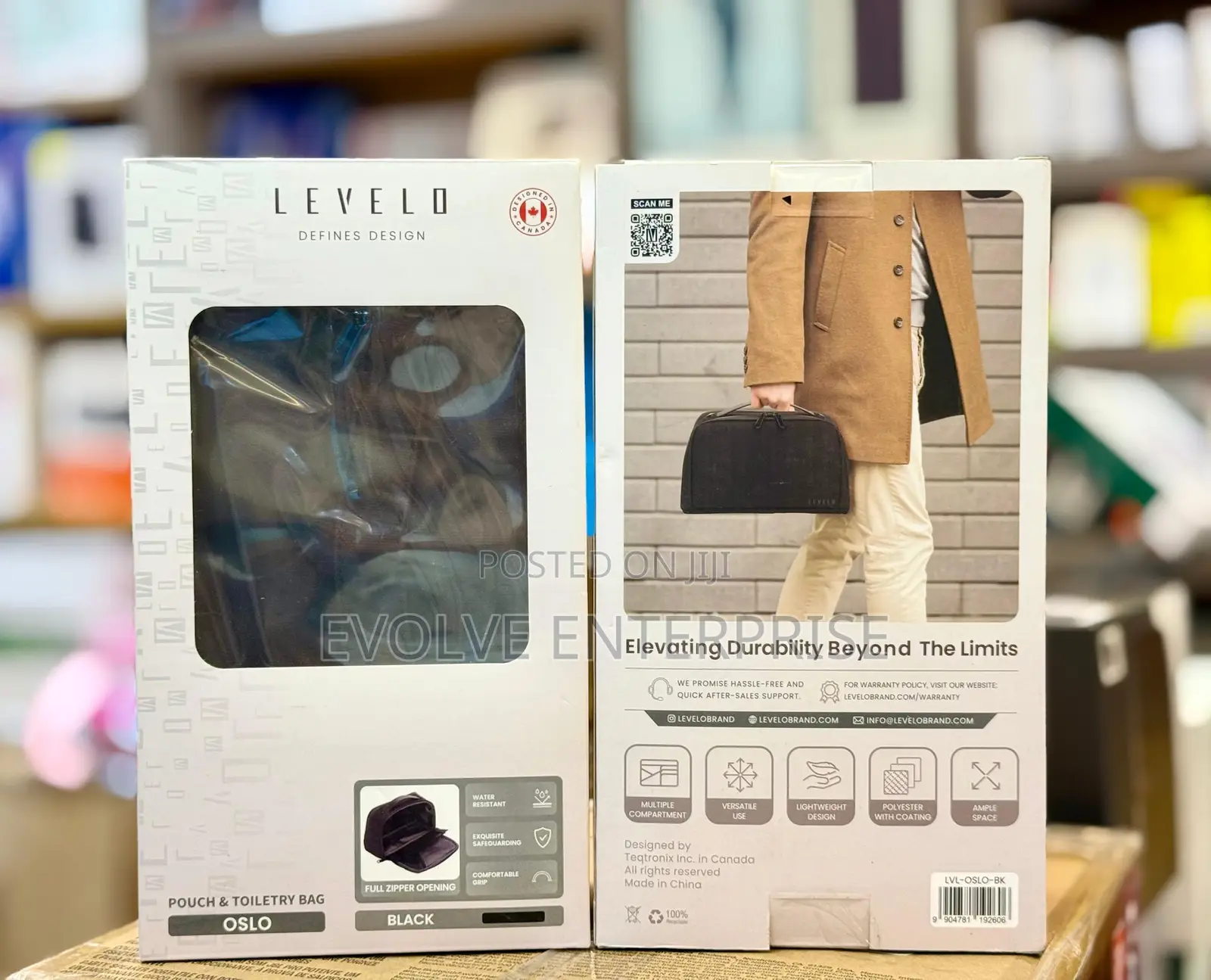 Levelo Oslo Pouch Toiletry Bag