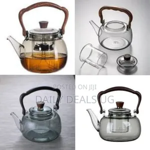 Stove Top 1 Litre Clear Decorate Gas Kettle High