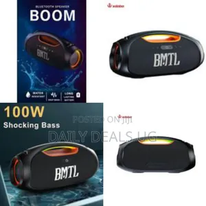 BMTL Portable Best Sound Quality Boombox 100w Strong Bass