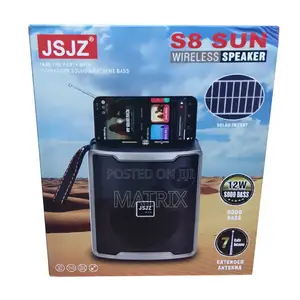 JSJZ S8 Sun Wireless Speaker / Radio - Solar, Good Bass