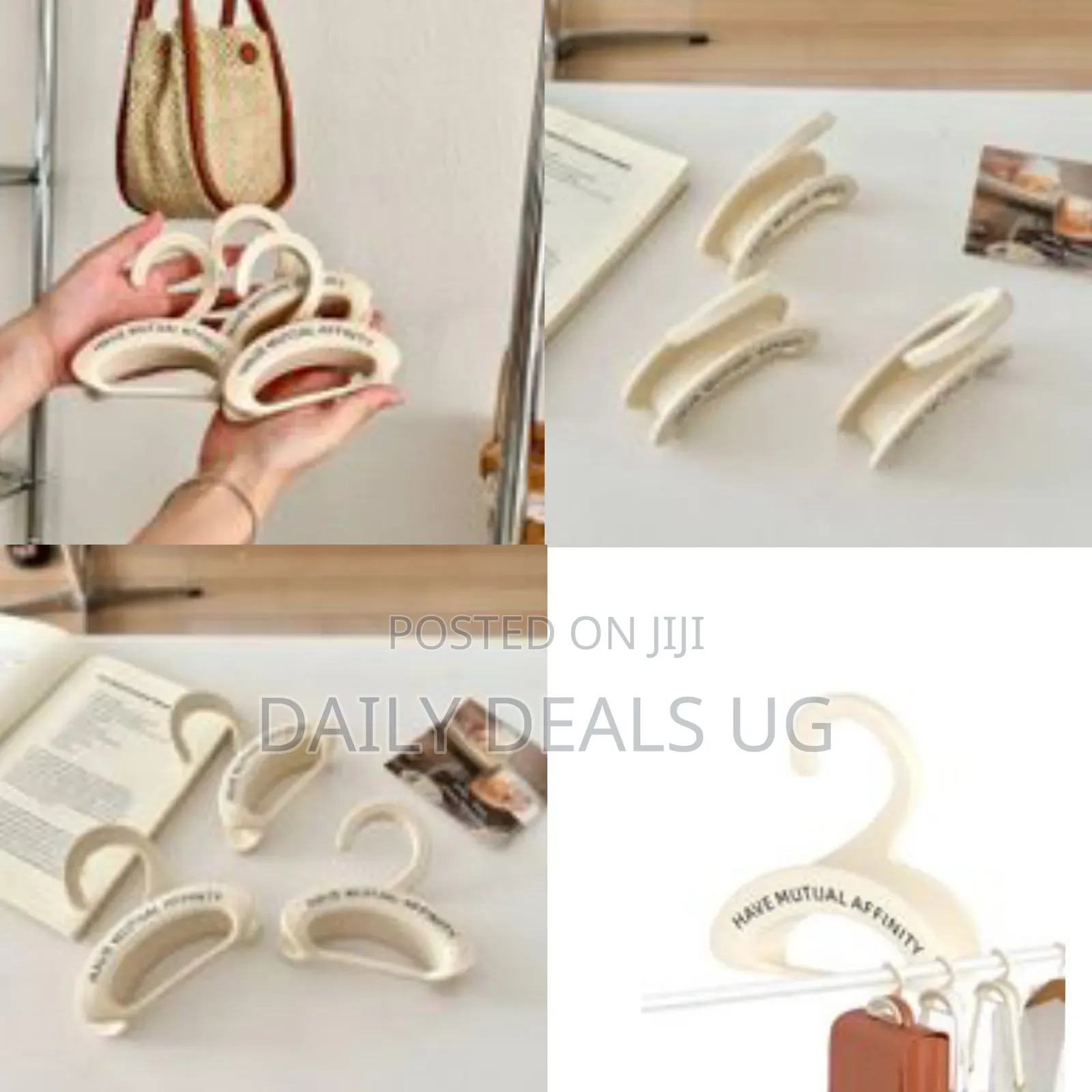 6 Pack of Purse Hangers for Women, Handbag Organizer Hooks for Hanging