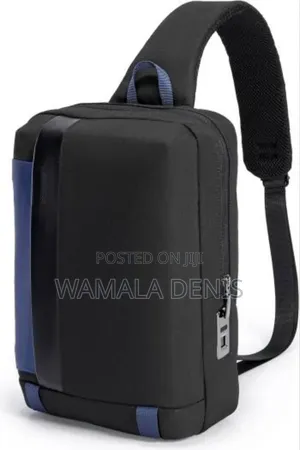 Porodo Lifestyle Cross Body Sling Bag With Fingerprint Lock