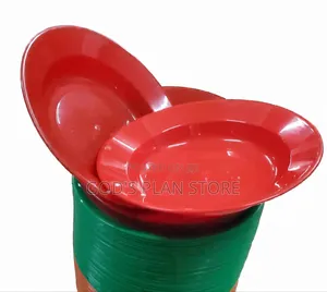 Usual Plastic Plates Plastic Plates 120pcs