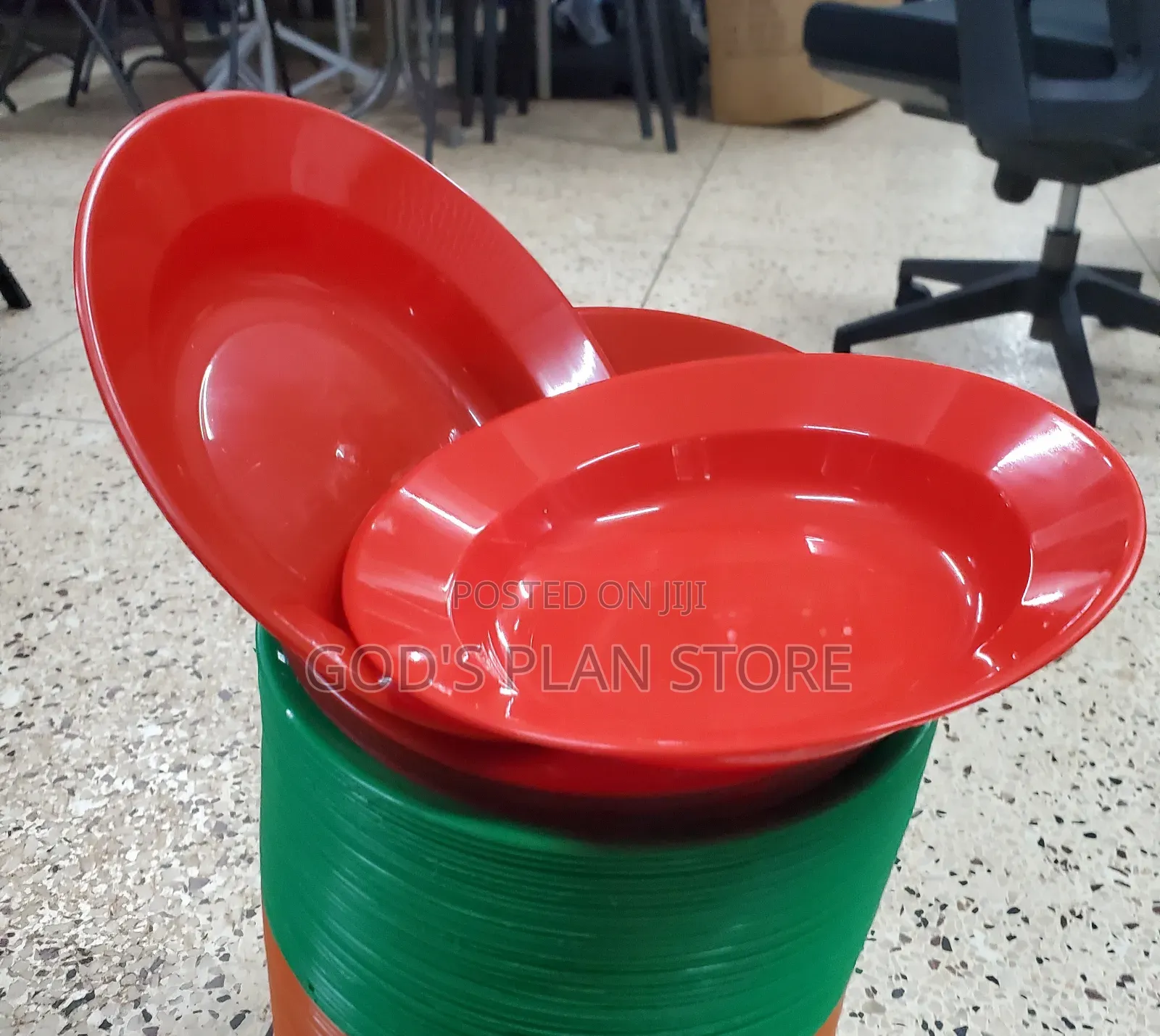Usual Plastic Plates Plastic Plates 120pcs
