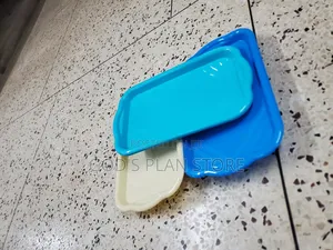 Small Rectangular Plastic Serving Trays 12pcs