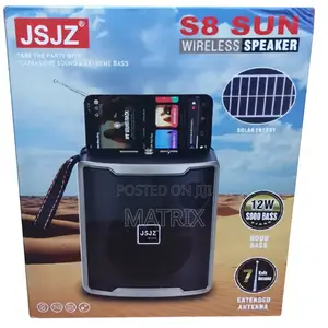JSJZ S6 Sun Wireless Bluetooth Speaker - Extreme Bass Portable