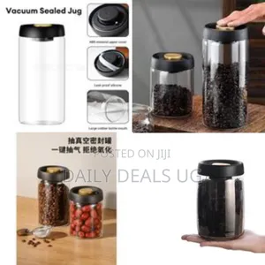 2 Pieces of 1200ml 1800ml Vacuum Sealed Tanks for Coffee Beans