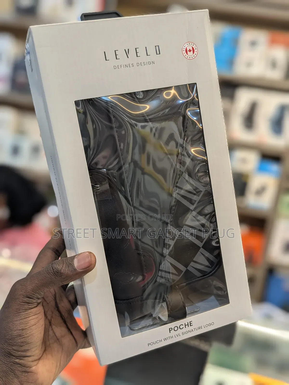 Levelo Premium Leather Pouch Bag