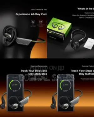 Oraimo Opencirclet 2 Ipx5 Steps Tracking Open-ear Headphones