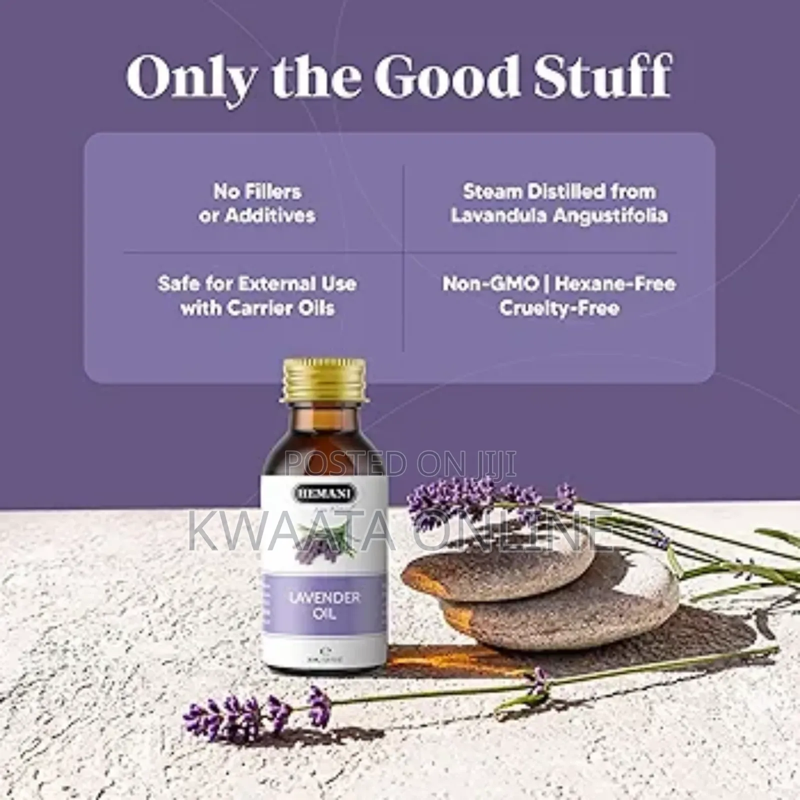 Hemani Lavender Oil 30ml Natural Relaxation Calming Essential Oil
