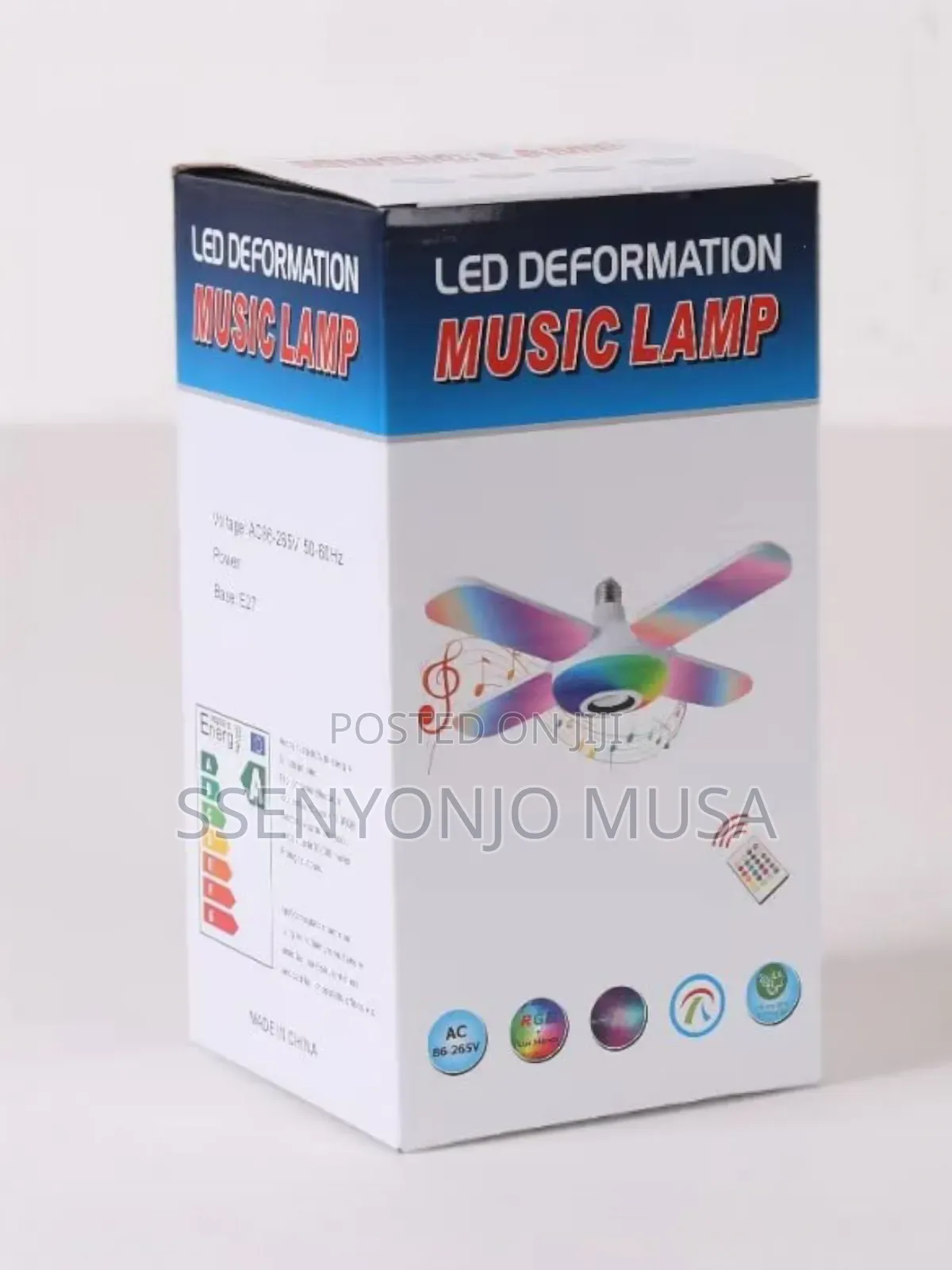 Smart Folding Led Music Light Bulb With Bluetooth Speaker – Color