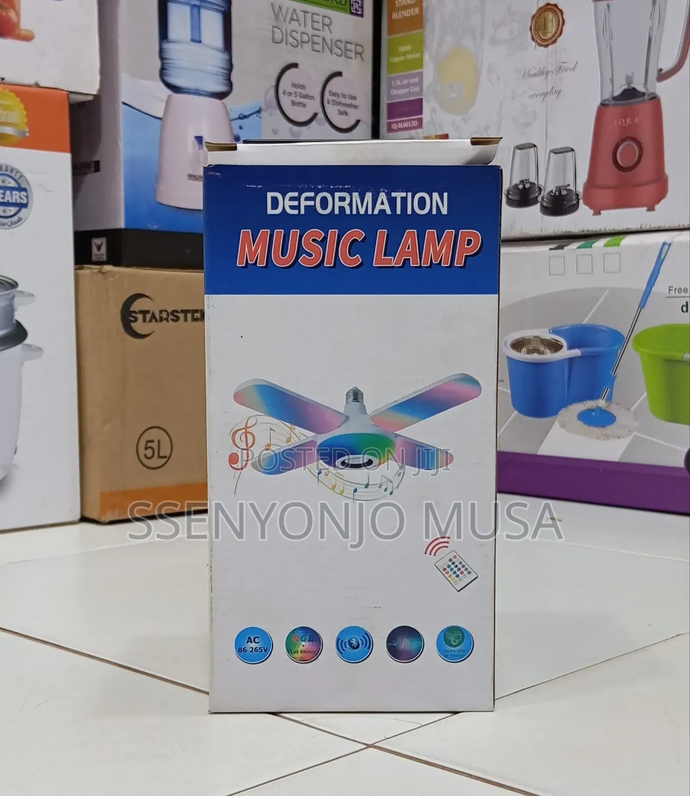 Smart Folding Led Music Light Bulb With Bluetooth Speaker – Color