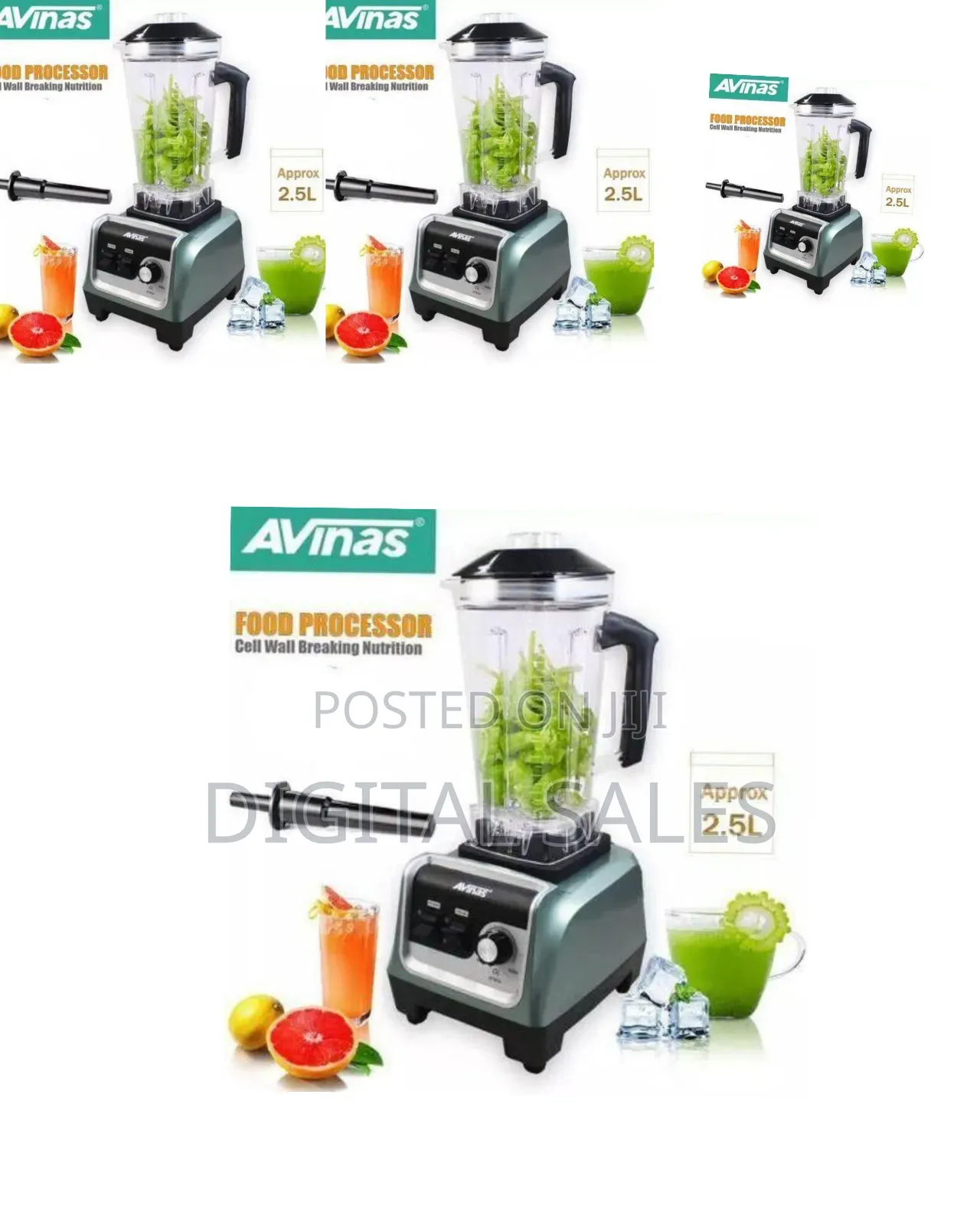 Avinas High-Performance Food Processor Blender (2.5l)