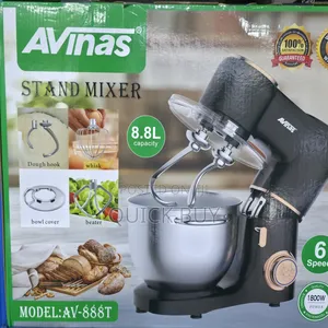 Avinas 8.8 Litres Stand Mixer, Model: Av-888t.