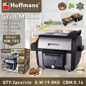 Hoffmans Grill Maxx (Model: Hm-793) Multifunctional Cooker.