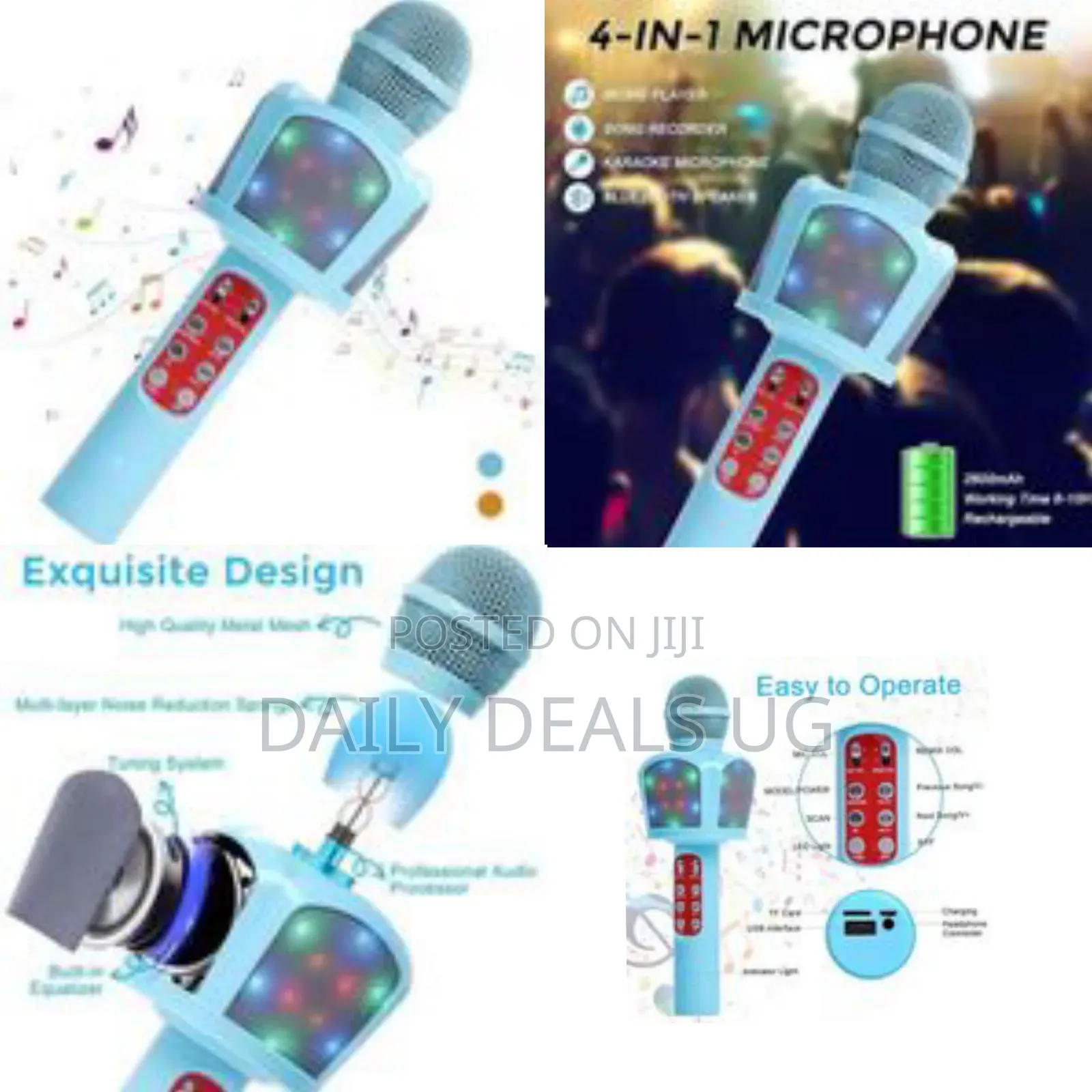 Wireless Bluetooth Karaoke Microphone
