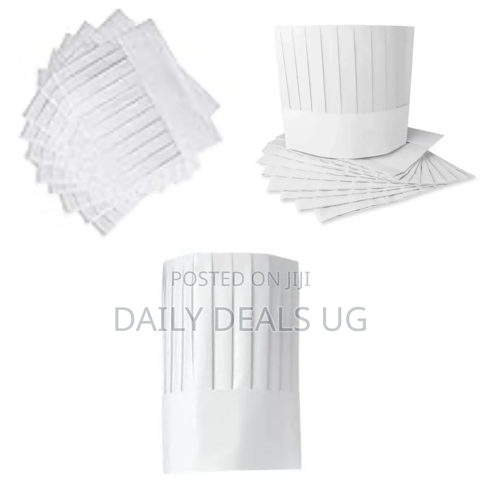 10 Pieces Disposable Chef Hats