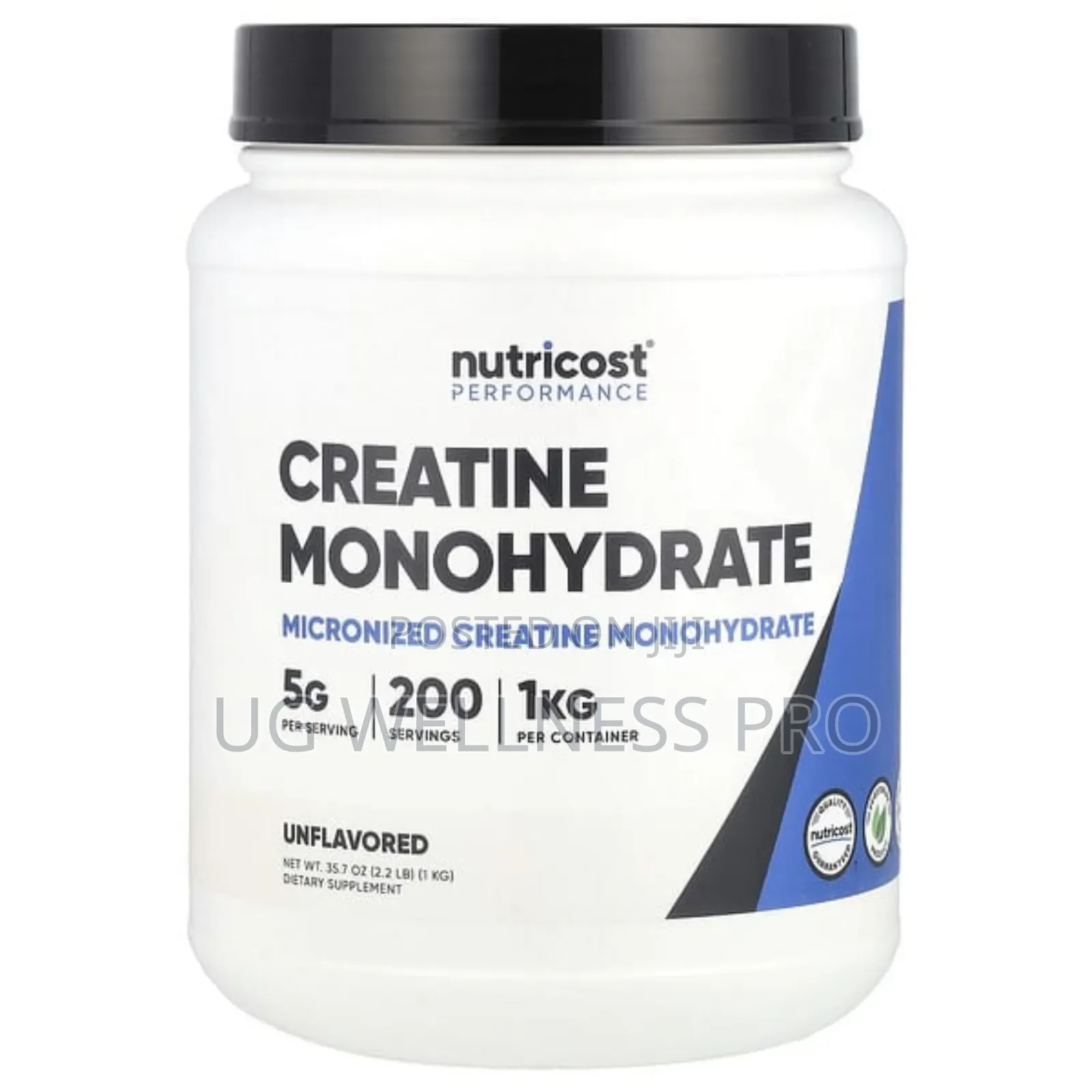 Nutricost, Performance, Creatine Monohydrate, Unflavored 1 Kg 200 Serv