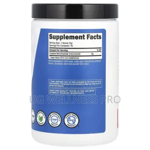 Creatine Monohydrate, Fruit Punch, 1.1 LBS (500 G) 76 Servings