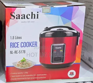1.8l Saachi Electric Rice Cooker - Red