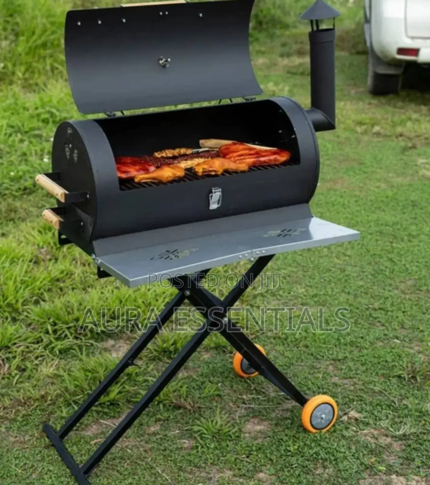Ourcamp Portable Charcoal BBQ Grill Smoker