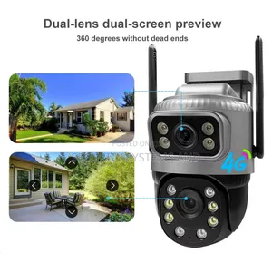 V380 Pro Camera With Dual Lens, Night Vision, Two Way Audio,Motion