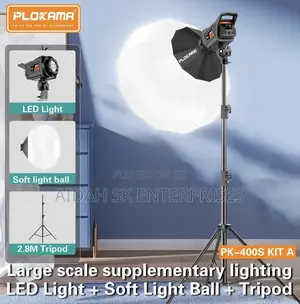 Plokama Pk-400s Video Light Kit for Photography Profession Photography