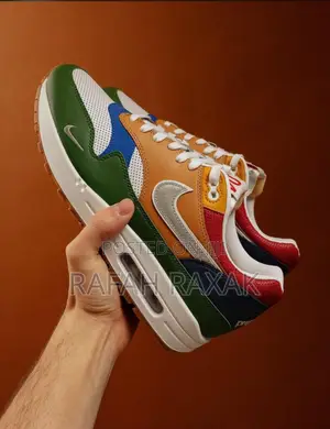 Original Nike Air Max 1 Premium Goods White Forest Green Sneakers