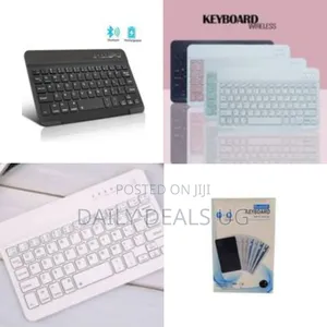 Rechargeable Bluetooth Keyboard - Multicolor