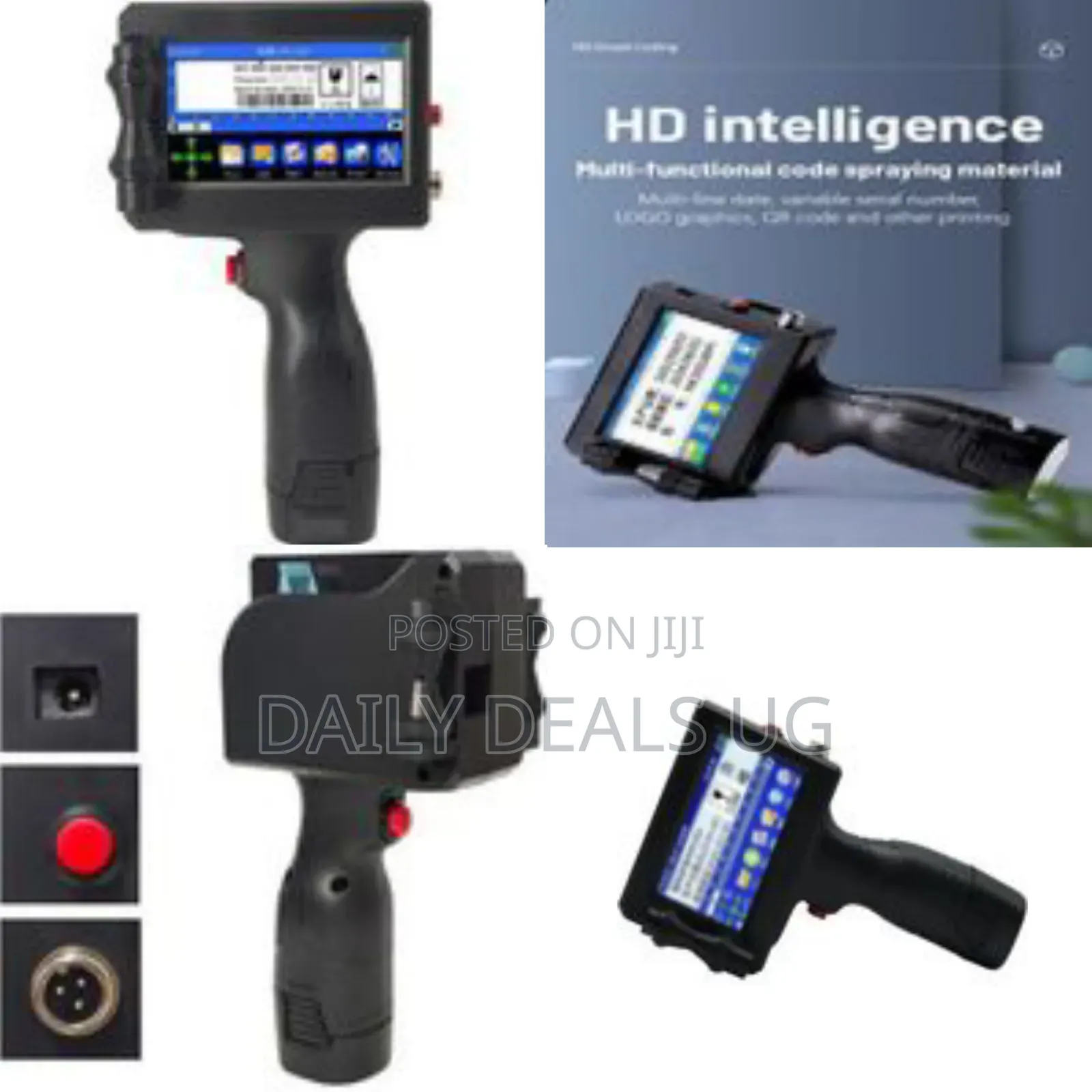 Portable Handheld Inkjet Printer - Multicolor