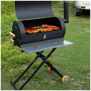 Ourcamp Portable Charcoal BBQ Grill Smoker
