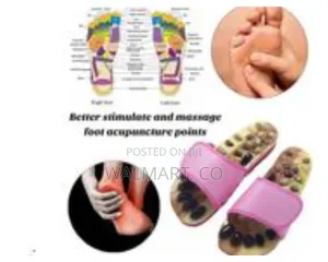 37-38 Reflexology Sandals With Massage Stones