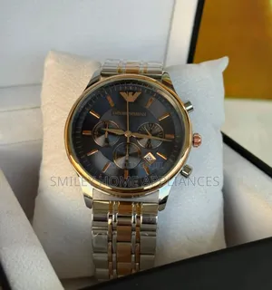 Vintage Style Men's Emporio Armani Wrist Authentic Time Piece
