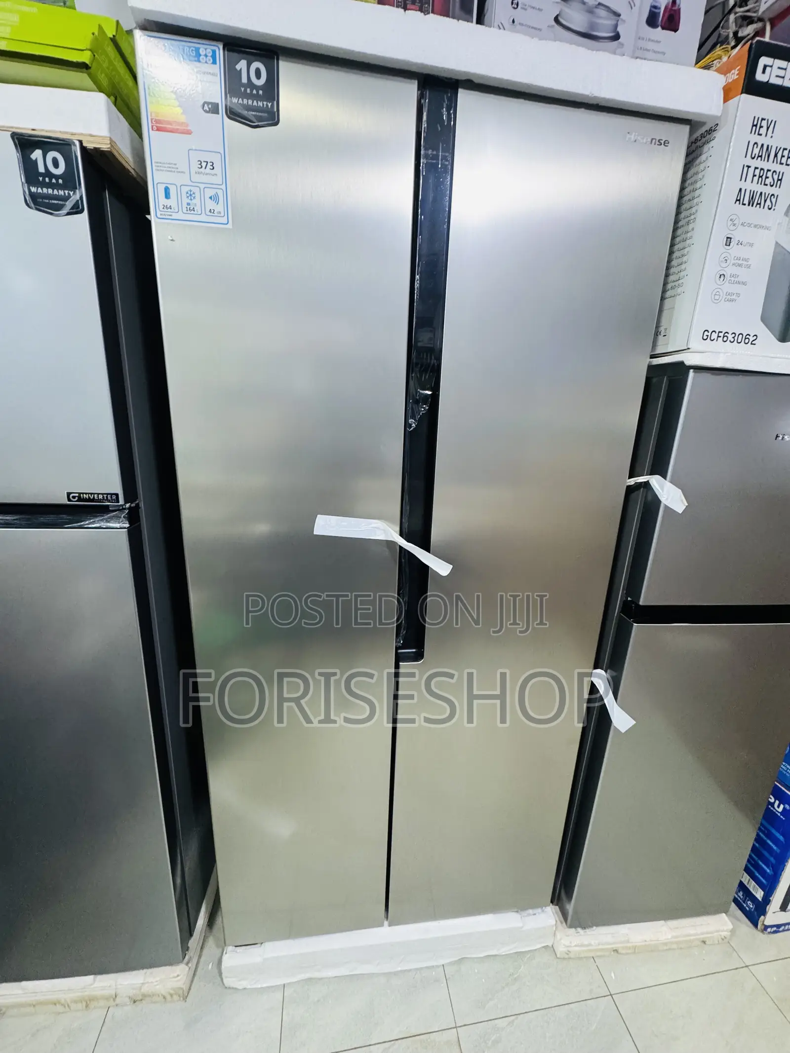 Hisense 560 Litres  Side By Side Fridge