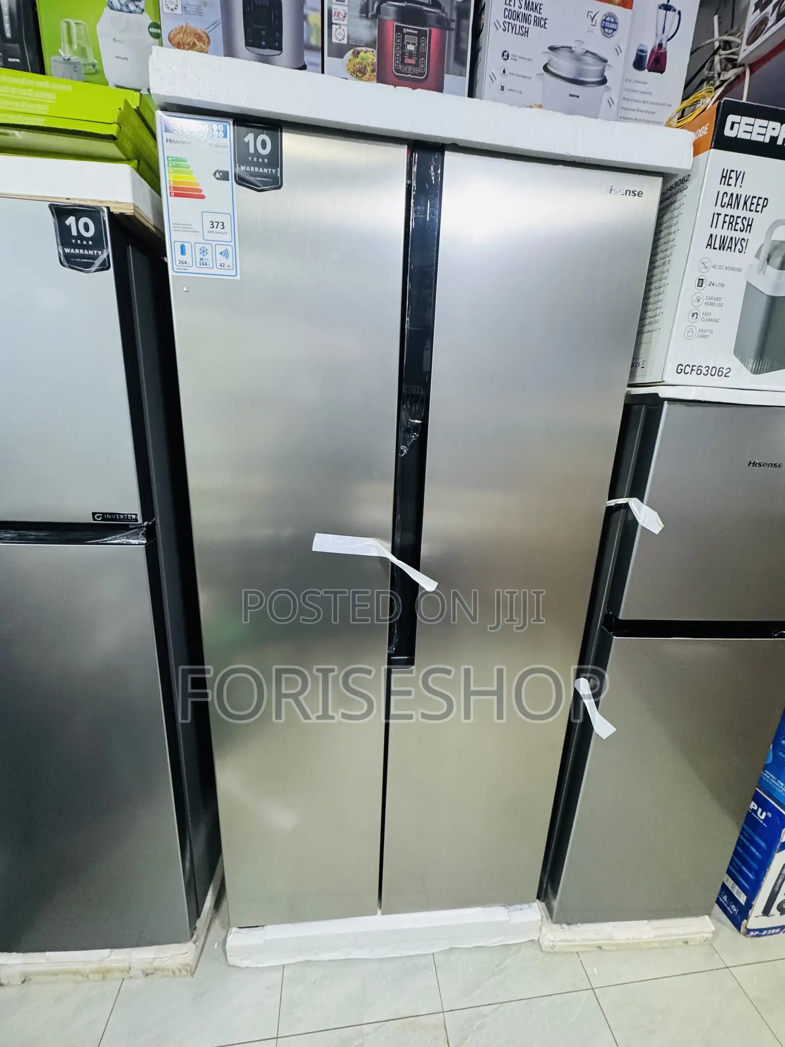 Hisense 560 Litres Side By Side Refrigerator