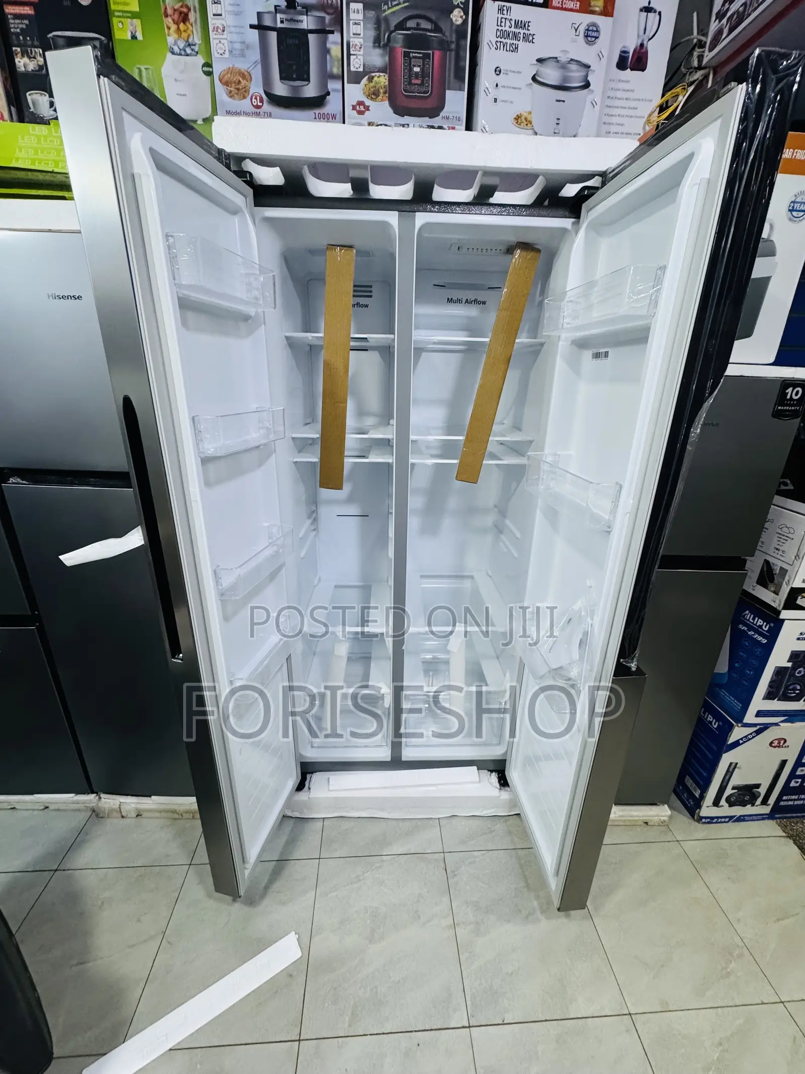 Hisense 560 Litres Side By Side Refrigerator