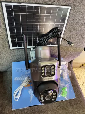 V380 4g Solar Camera With Motion Sensor, Night Vision- 360° Rotation