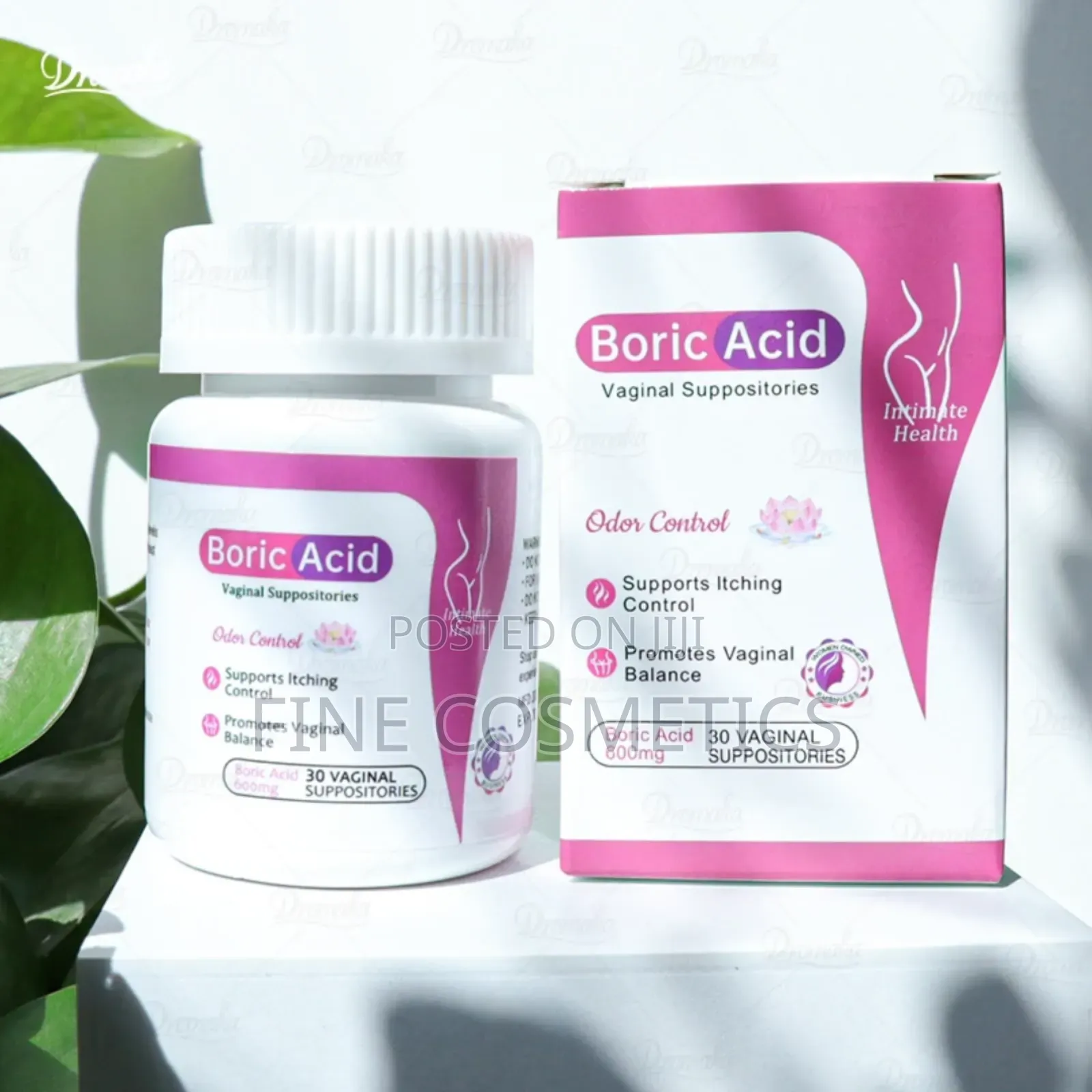 Wholesale Only, Boric Acid Antibacterial Feminine Yoni Suppository. 30
