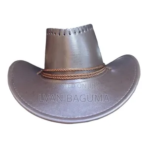 Round Cowboy Hats - Leather