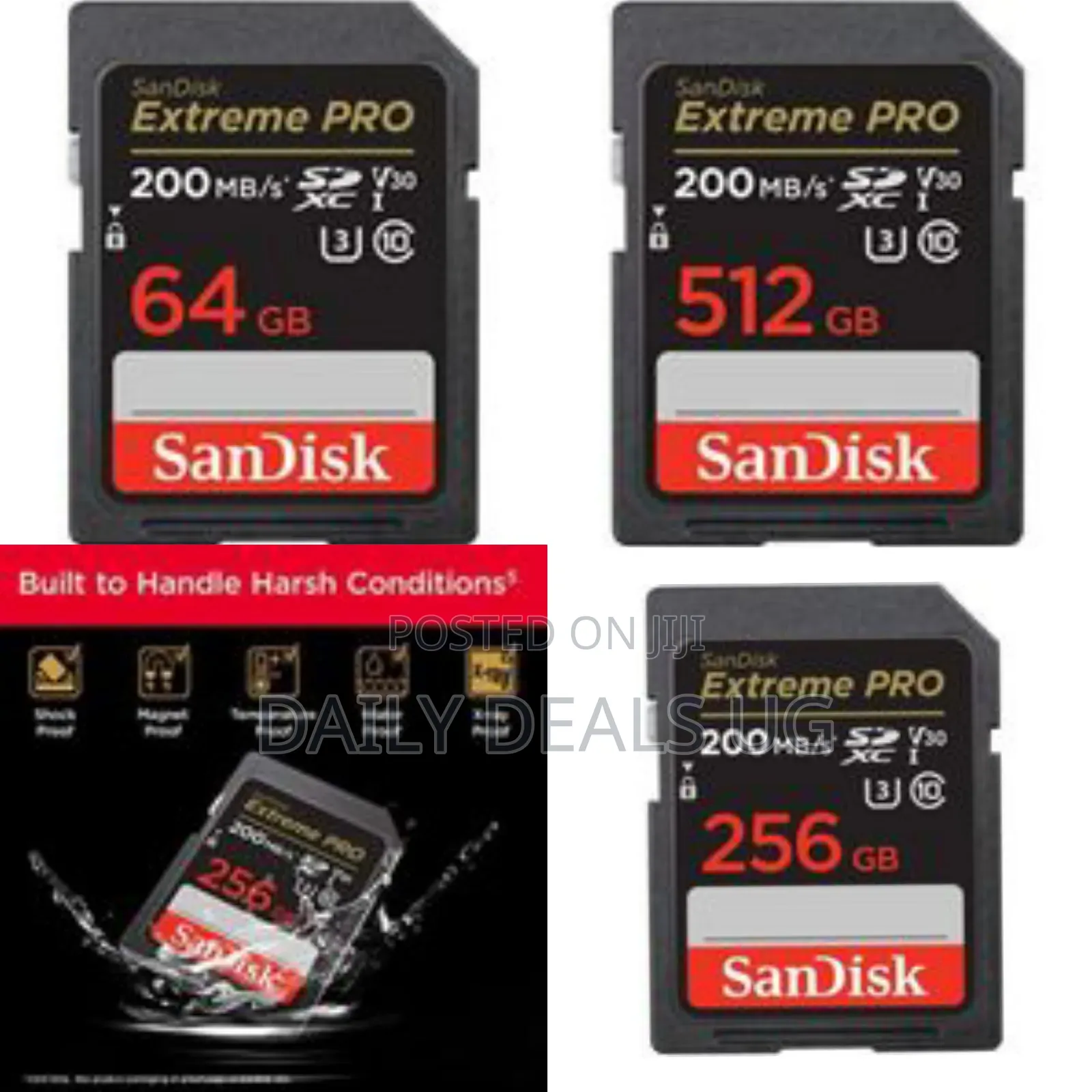 Sandisk Extreme Pro SDXC Memory Card - Multicolor