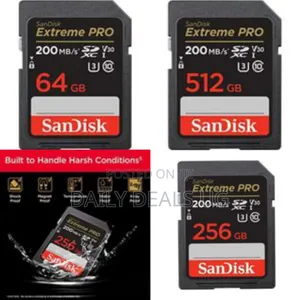 Sandisk Extreme Pro SDXC Memory Card - Multicolor