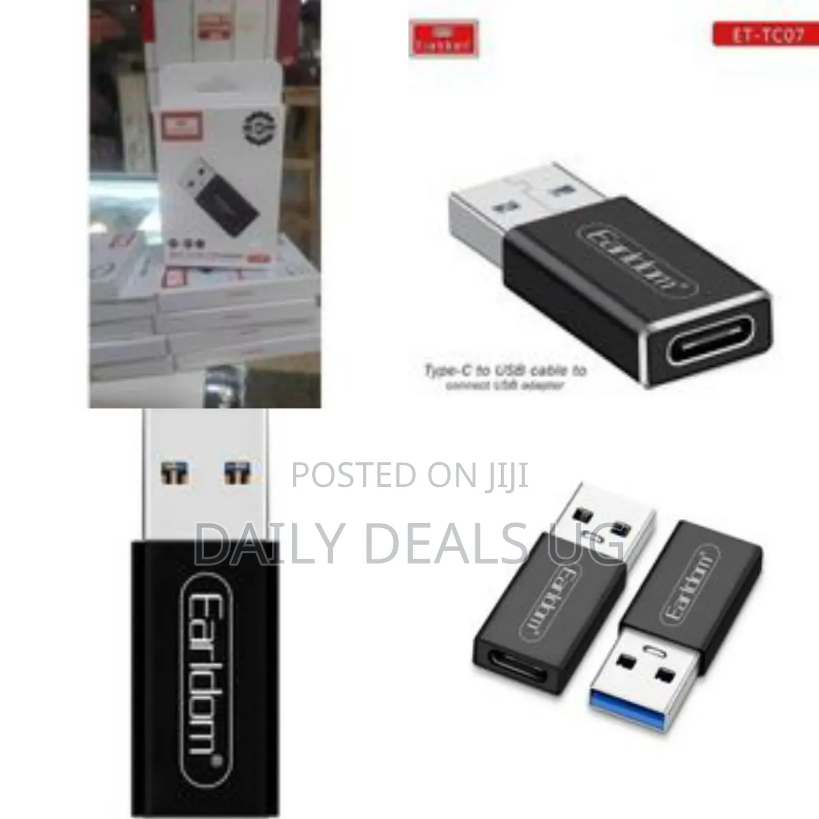 Earldom Usb-C Female to Usb-a Male Adapter - Multicolor