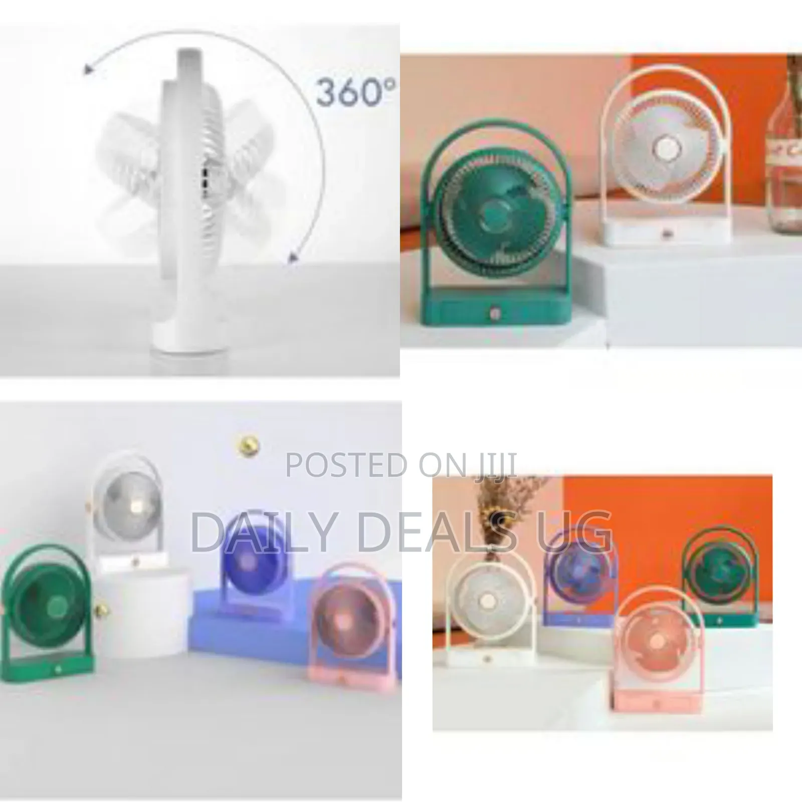 Portable Desk Fan With Storage Drawer